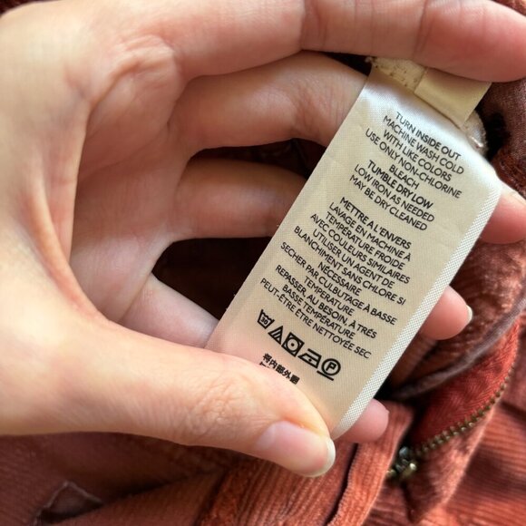 Anthropologie Pilcro The Wanderer Corduroy Distressed Pants - Picture 11 of 13